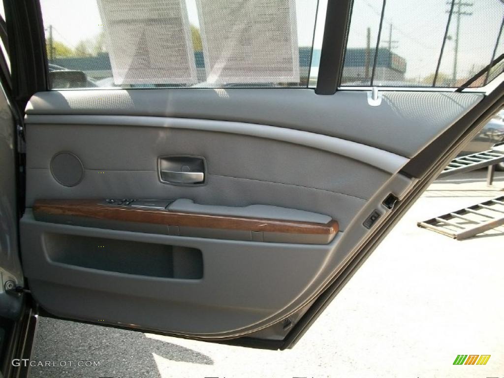 2008 7 Series 750Li Sedan - Sterling Grey Metallic / Flannel Grey photo #23