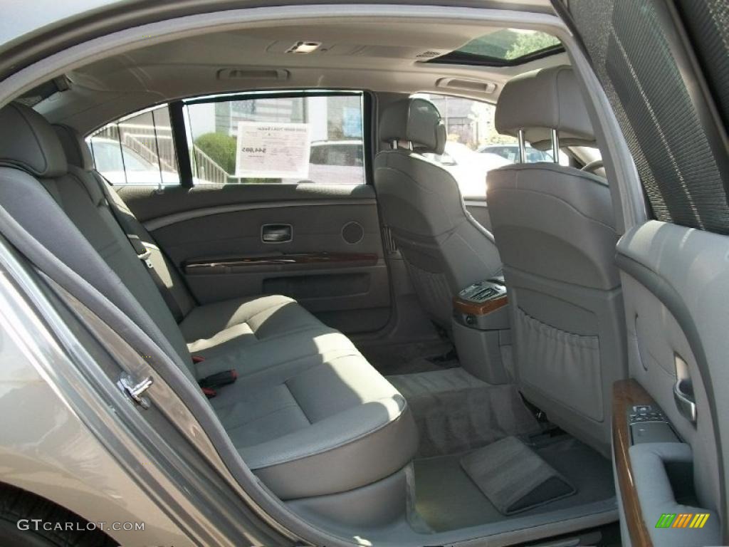 2008 7 Series 750Li Sedan - Sterling Grey Metallic / Flannel Grey photo #24