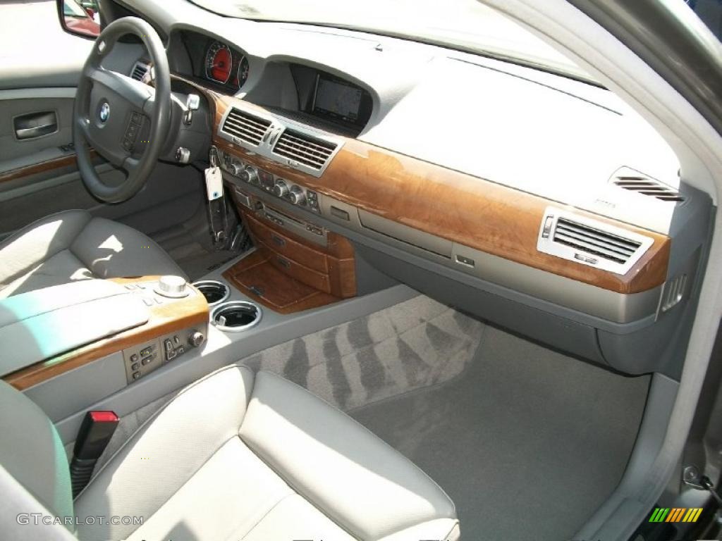 2008 7 Series 750Li Sedan - Sterling Grey Metallic / Flannel Grey photo #26