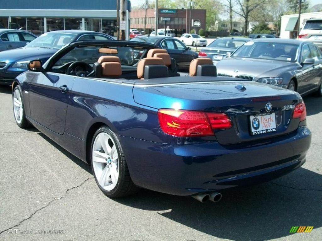 2011 3 Series 328i Convertible - Deep Sea Blue Metallic / Saddle Brown Dakota Leather photo #7