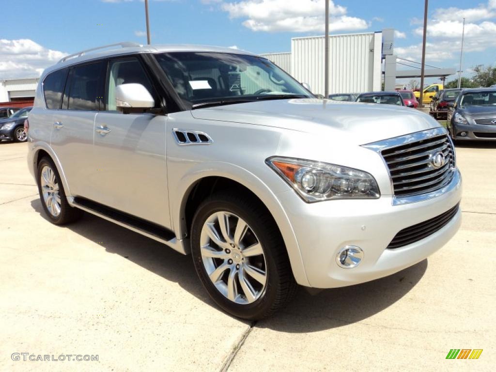 Liquid Platinum 2011 Infiniti QX 56 Exterior Photo #48575738