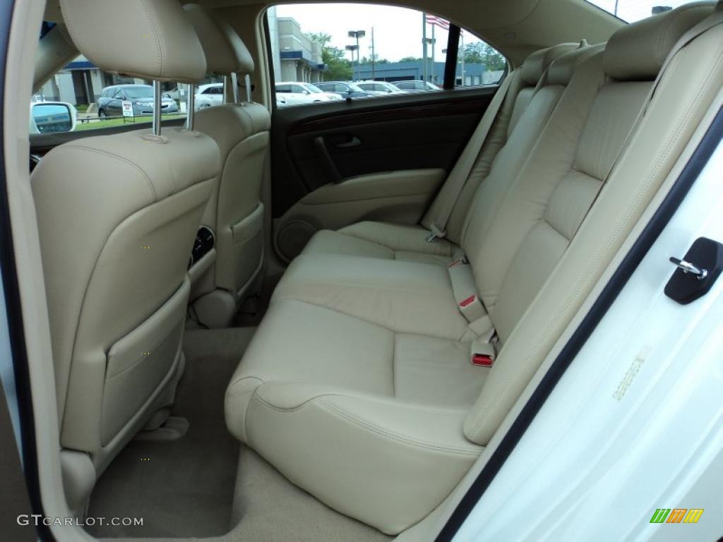 Parchment Interior 2009 Acura RL 3.7 AWD Sedan Photo #48576164