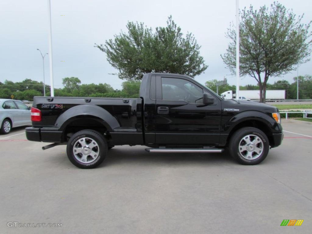 Black 2009 Ford F150 STX Regular Cab Exterior Photo #48578712