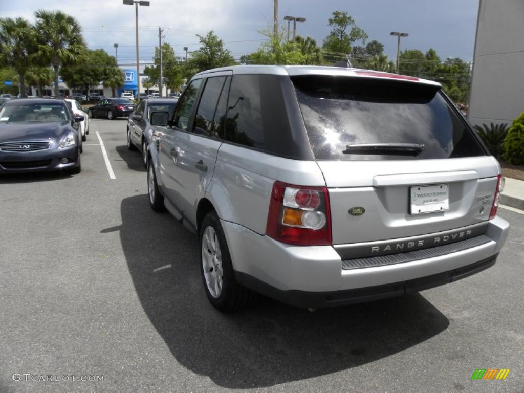 2008 Range Rover Sport HSE - Zermatt Silver Metallic / Almond photo #19