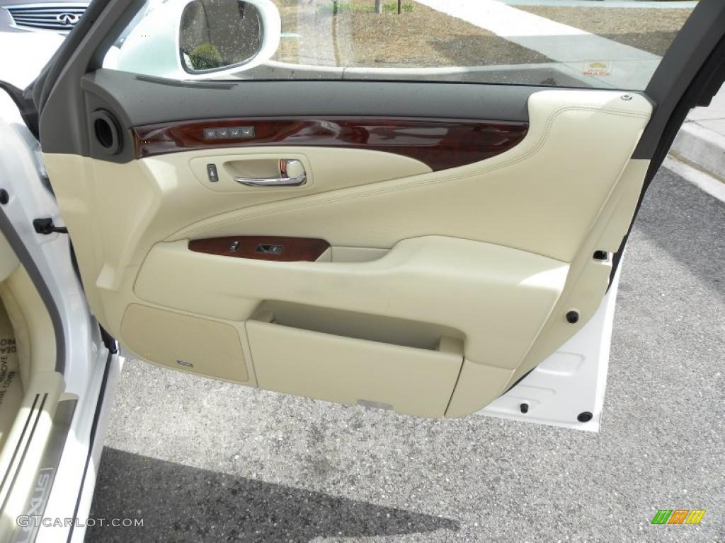 2010 Lexus LS 460 Cashmere Door Panel Photo #48580044