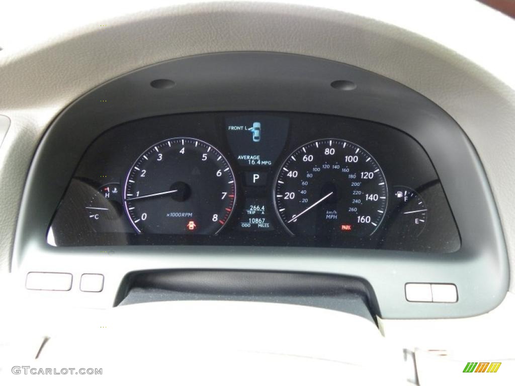 2010 Lexus LS 460 Gauges Photo #48580095