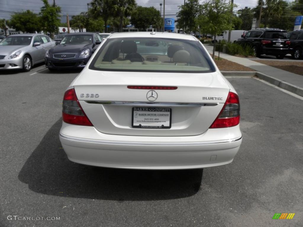 2008 E 320 BlueTEC Sedan - Arctic White / Cashmere photo #15