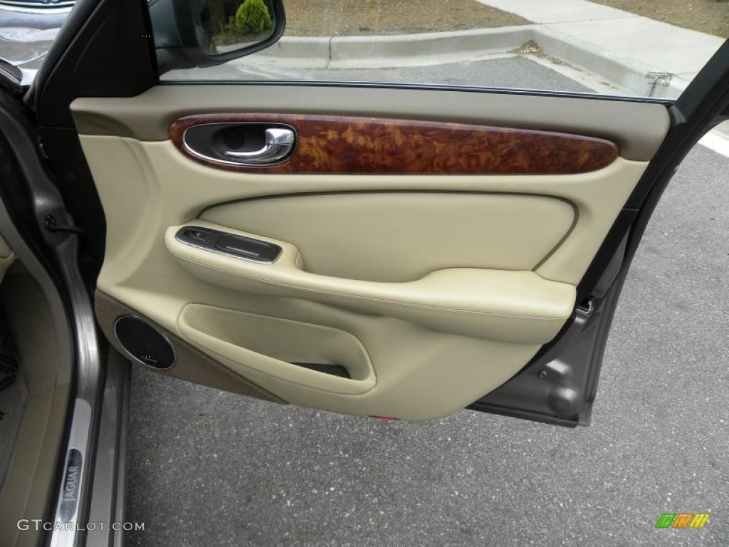 2008 Jaguar XJ Vanden Plas Champagne Door Panel Photo #48580497