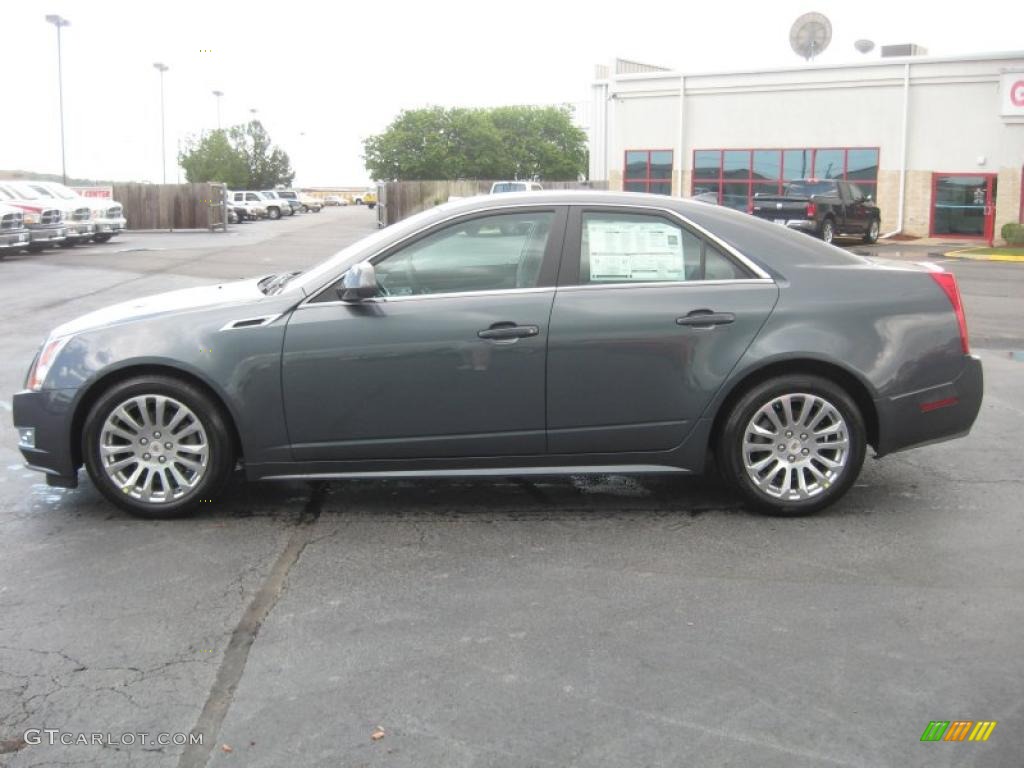 Thunder Gray ChromaFlair 2011 Cadillac CTS 3.6 Sedan Exterior Photo #48580578