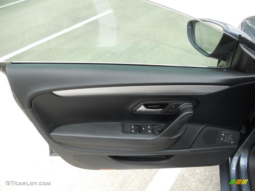 2009 Volkswagen CC Sport Black Door Panel Photo #48582007