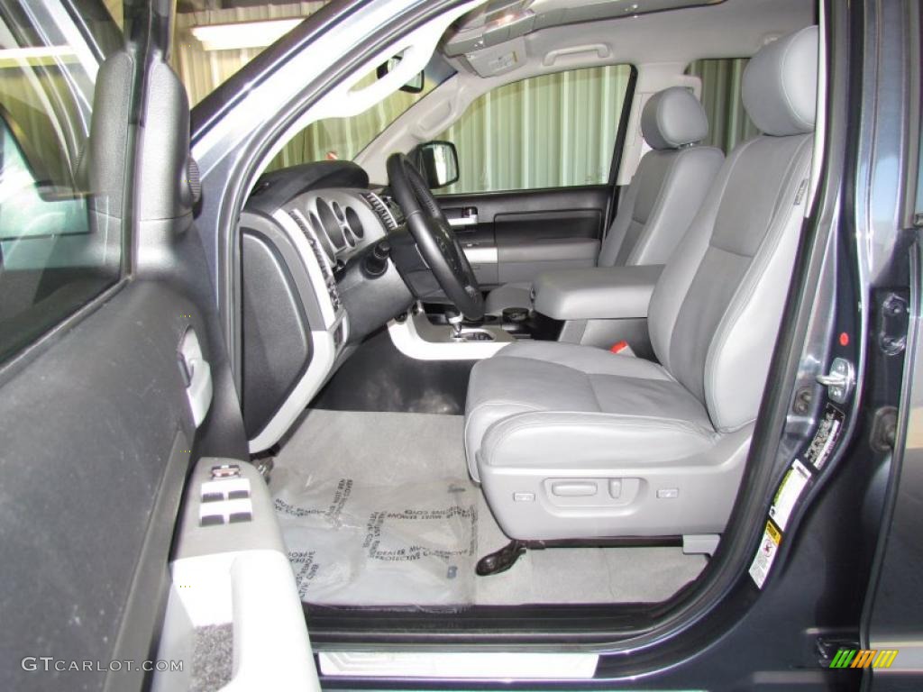 2007 Tundra Limited Double Cab - Slate Metallic / Graphite Gray photo #9