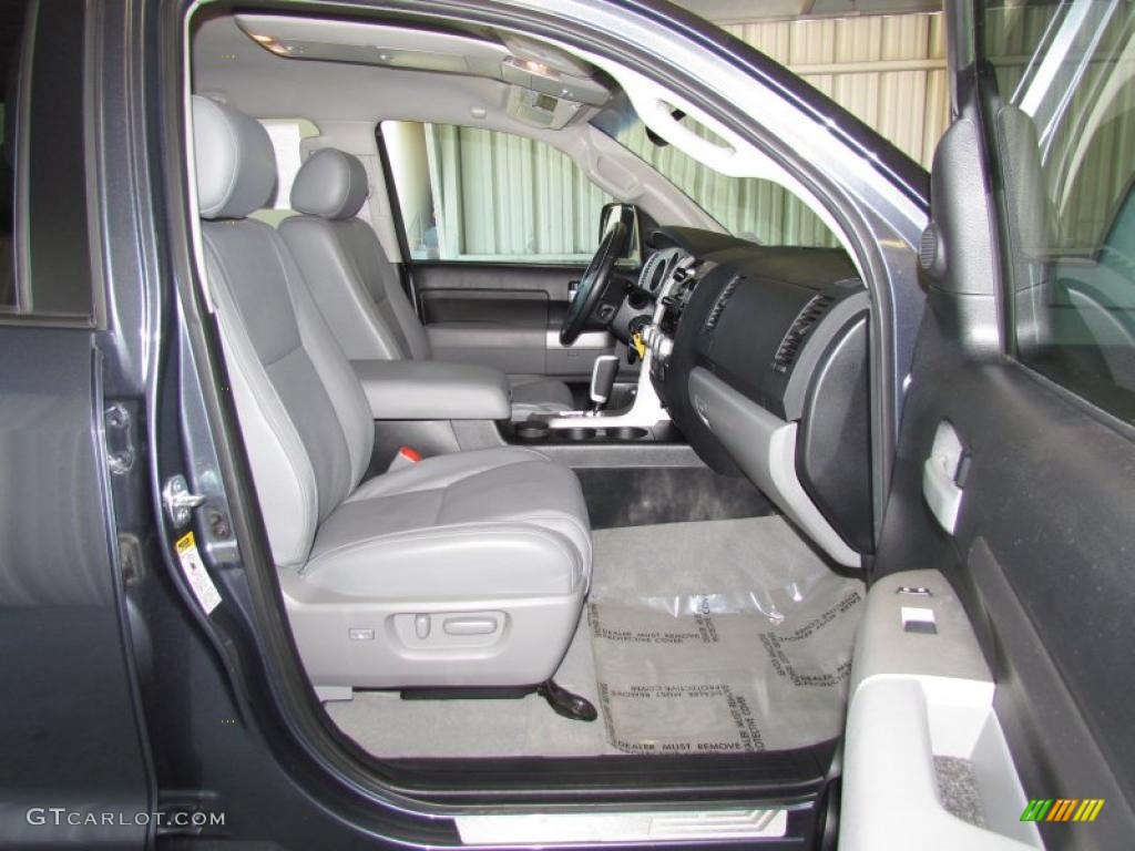 2007 Tundra Limited Double Cab - Slate Metallic / Graphite Gray photo #10