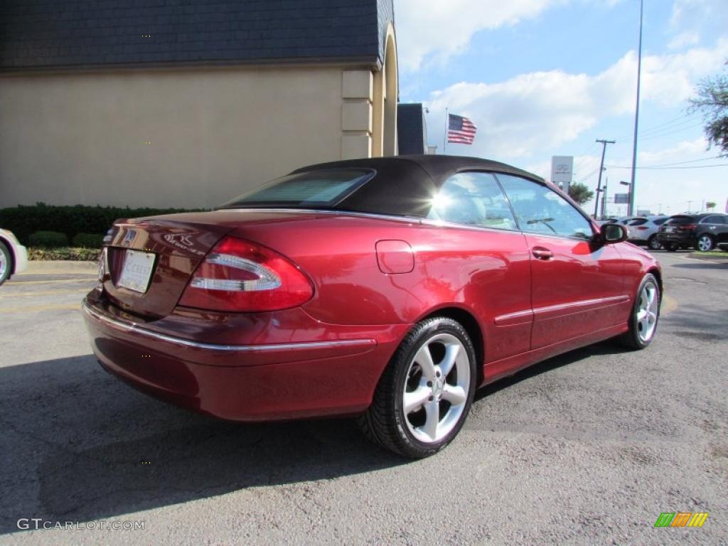 Firemist Red Metallic 2005 Mercedes-Benz CLK 320 Cabriolet Exterior Photo #48582595