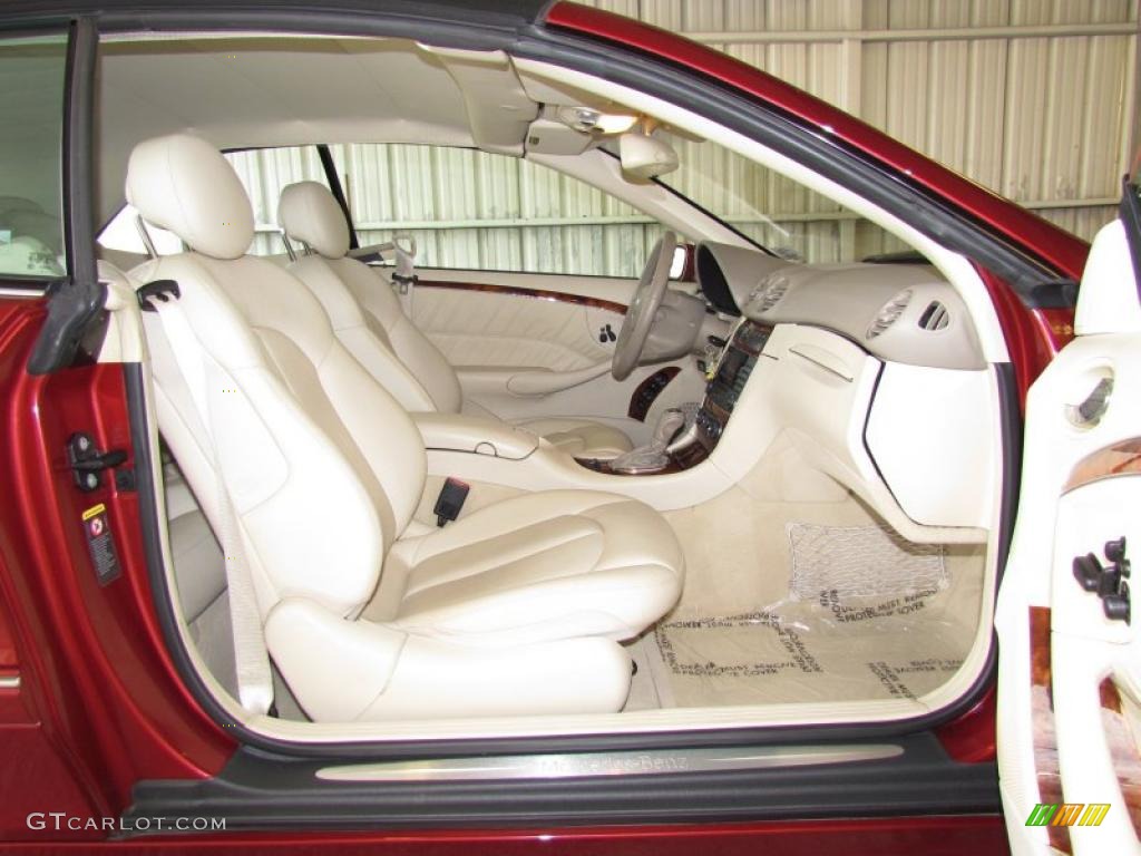 Sand Interior 2005 Mercedes-Benz CLK 320 Cabriolet Photo #48582643