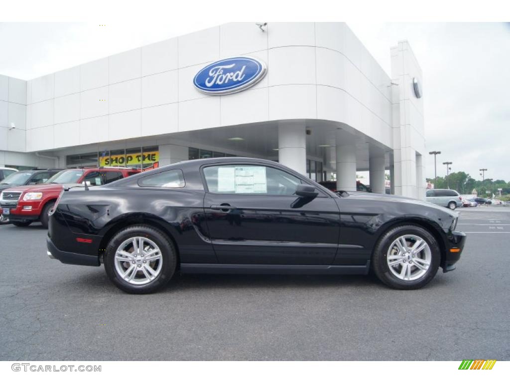 Black 2012 Ford Mustang V6 Coupe Exterior Photo #48583135