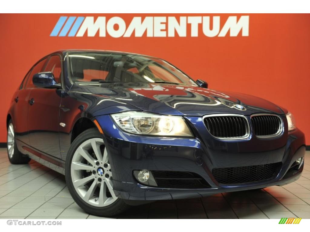 2011 3 Series 328i Sedan - Deep Sea Blue Metallic / Black Dakota Leather photo #1