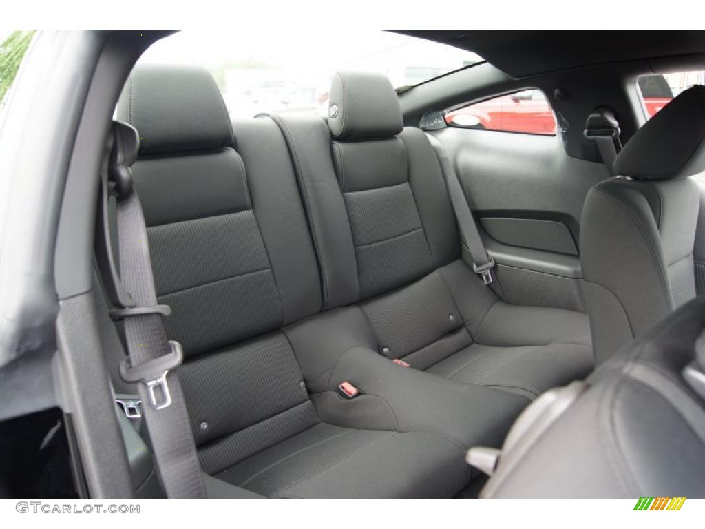 Charcoal Black Interior 2012 Ford Mustang V6 Coupe Photo #48583270