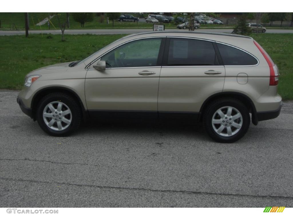 2008 CR-V EX-L 4WD - Borrego Beige Metallic / Ivory photo #50