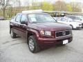 2008 Dark Cherry Pearl Honda Ridgeline RTX  photo #1