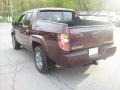 2008 Dark Cherry Pearl Honda Ridgeline RTX  photo #2