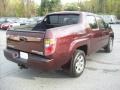 2008 Dark Cherry Pearl Honda Ridgeline RTX  photo #21