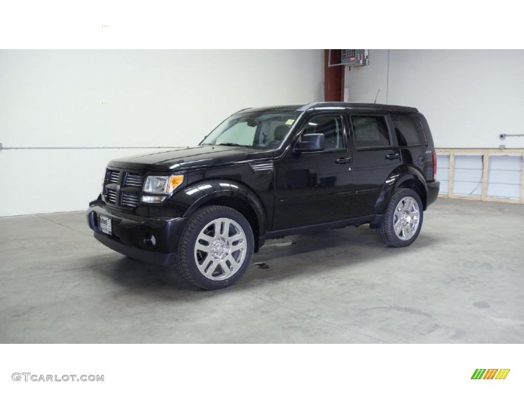 Brilliant Black Crystal Pearl 2011 Dodge Nitro Heat 4.0 4x4 Exterior Photo #48584689