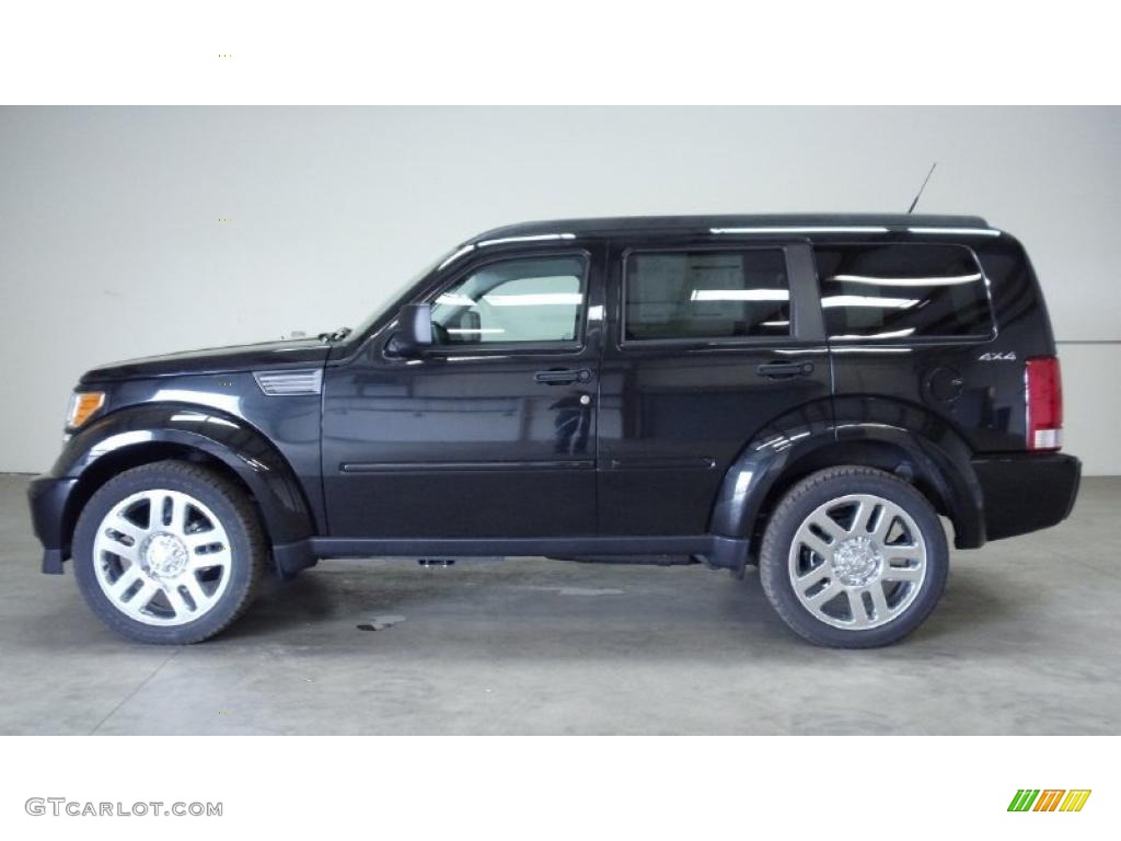 Brilliant Black Crystal Pearl 2011 Dodge Nitro Heat 4.0 4x4 Exterior Photo #48584809