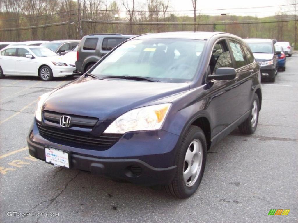 2008 CR-V LX 4WD - Royal Blue Pearl / Gray photo #23