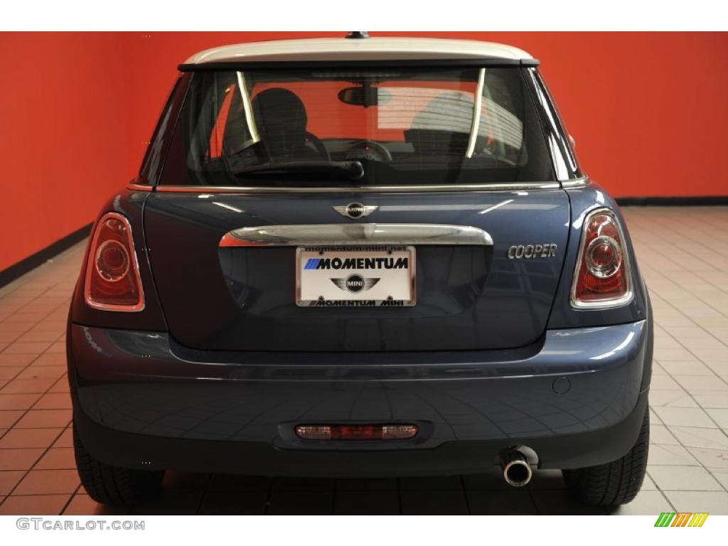 2011 Cooper Hardtop - Horizon Blue Metallic / Carbon Black photo #20