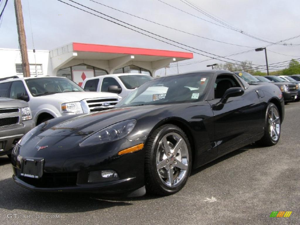 Black 2008 Chevrolet Corvette Coupe Exterior Photo #48586240