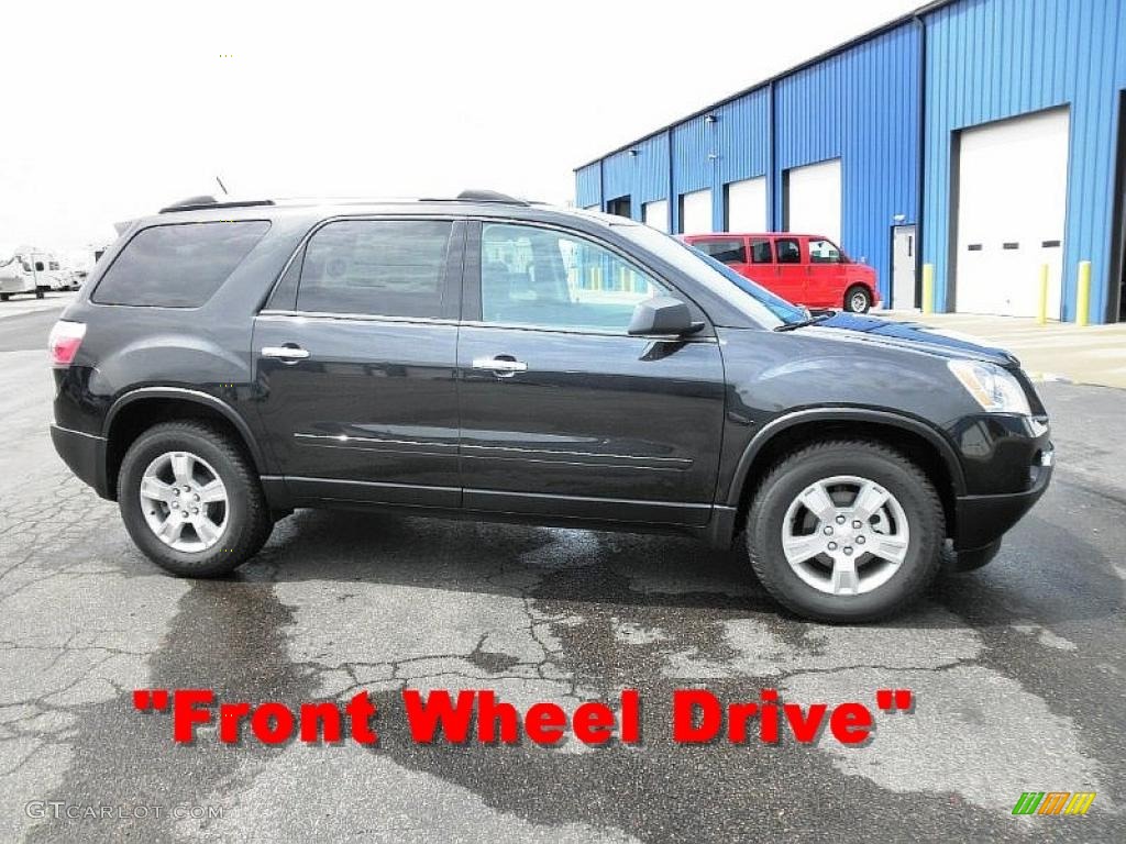 2011 Acadia SL - Carbon Black Metallic / Ebony photo #1