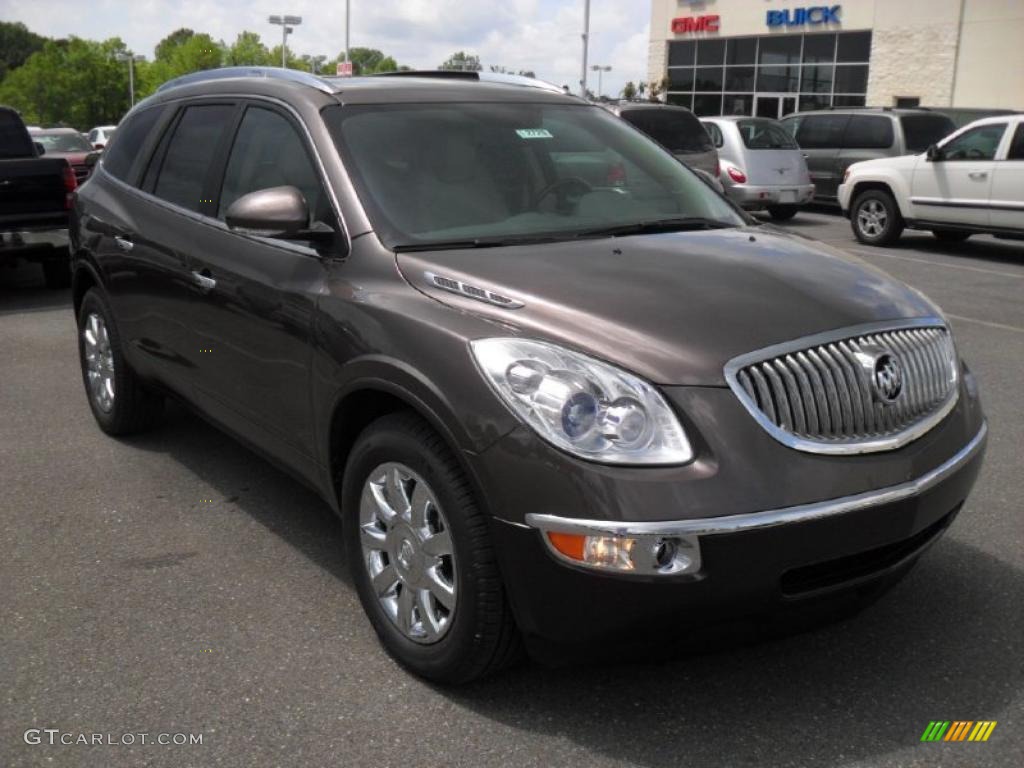 2011 Enclave CXL AWD - Cocoa Metallic / Cashmere/Cocoa photo #5