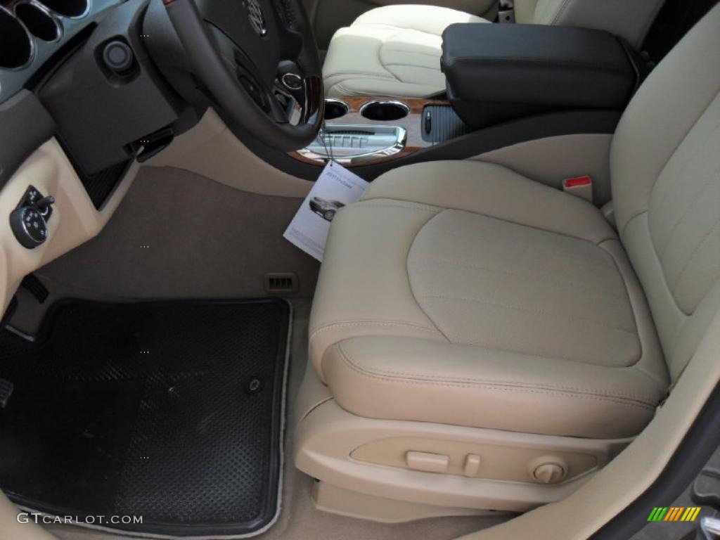 2011 Enclave CXL AWD - Cocoa Metallic / Cashmere/Cocoa photo #7