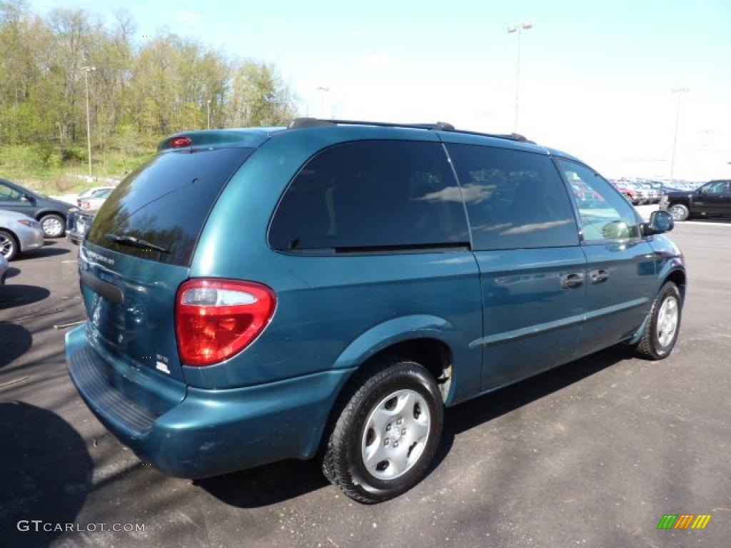 2002 Grand Caravan SE - Aquamarine Metallic / Taupe photo #5