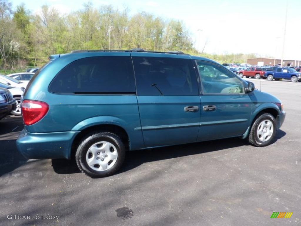 2002 Grand Caravan SE - Aquamarine Metallic / Taupe photo #6