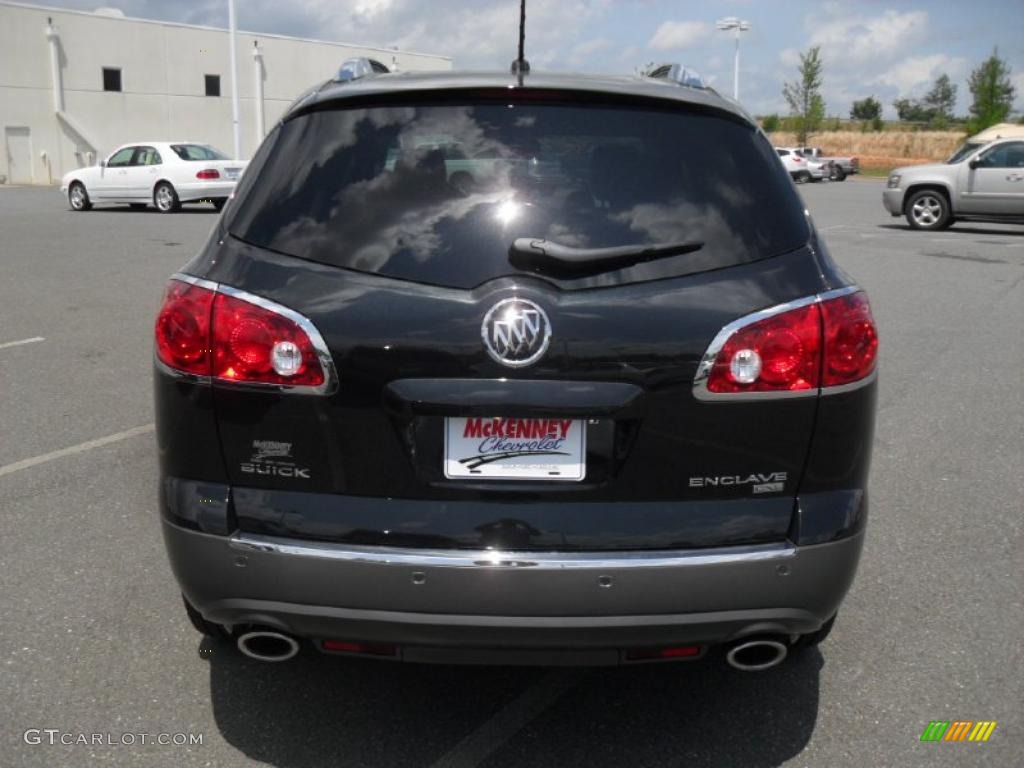 2011 Enclave CXL - Carbon Black Metallic / Titanium/Dark Titanium photo #3