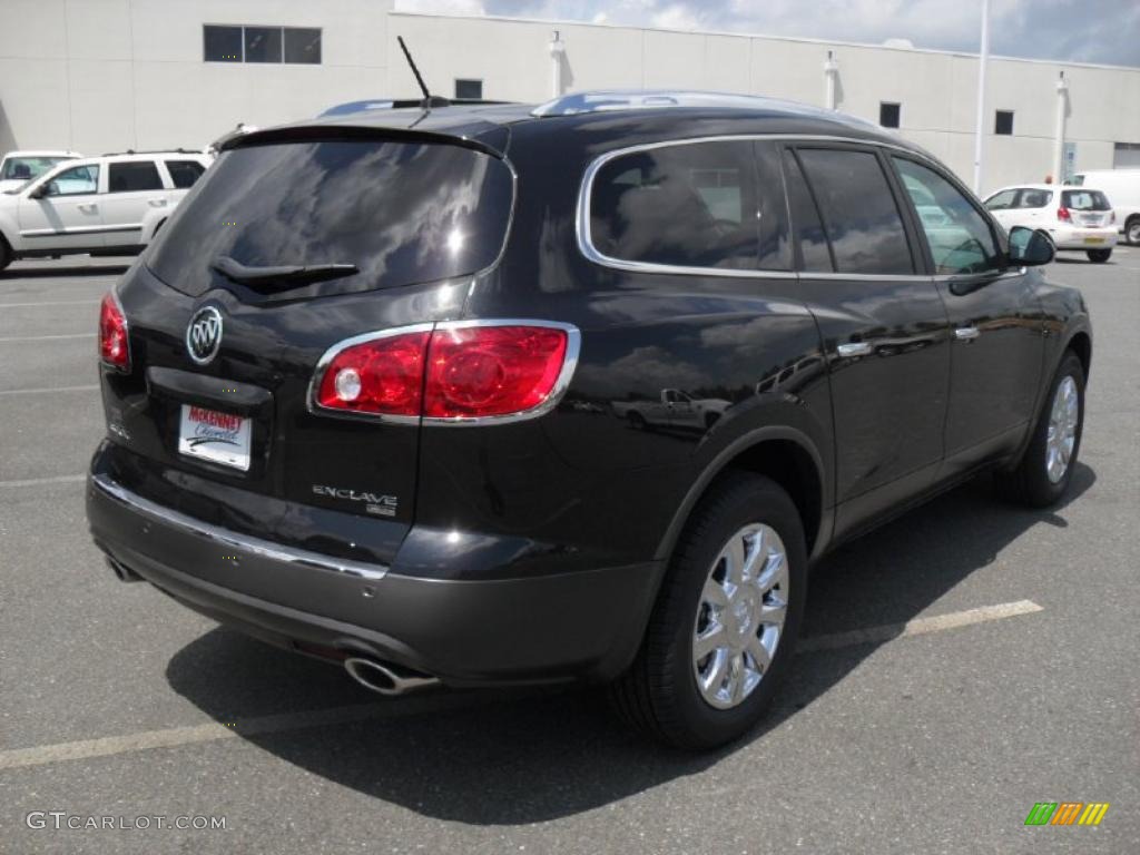 2011 Enclave CXL - Carbon Black Metallic / Titanium/Dark Titanium photo #4