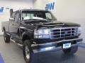 Black 1997 Ford F250 XLT Extended Cab 4x4
