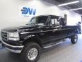 1997 Black Ford F250 XLT Extended Cab 4x4  photo #2
