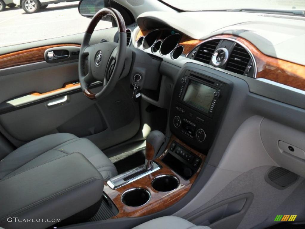 2011 Enclave CXL - Carbon Black Metallic / Titanium/Dark Titanium photo #24