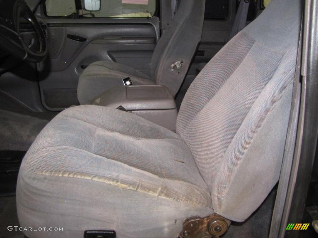 1997 F250 XLT Extended Cab 4x4 - Black / Medium Graphite photo #12