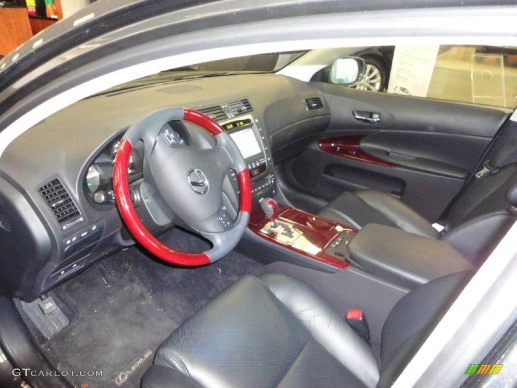 Black Red Walnut Interior 2011 Lexus Gs 350 Awd Photo