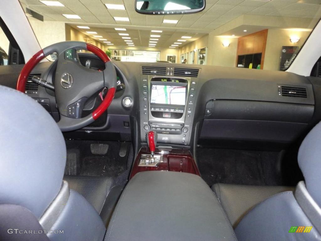 2011 Lexus GS 350 AWD Black/Red Walnut Dashboard Photo #48589218
