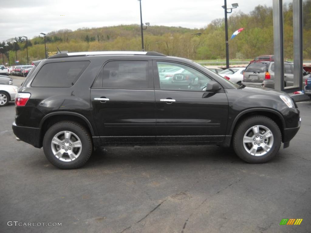 Carbon Black Metallic 2011 GMC Acadia SLE AWD Exterior Photo #48589495