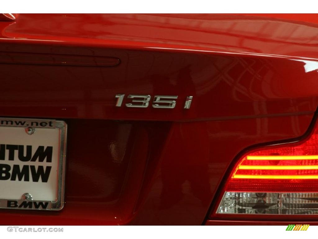 2008 1 Series 135i Convertible - Crimson Red / Savanna Beige photo #15
