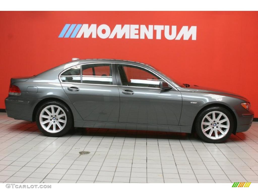 2006 7 Series 750i Sedan - Titanium Grey Metallic / Basalt Grey/Flannel Grey photo #4