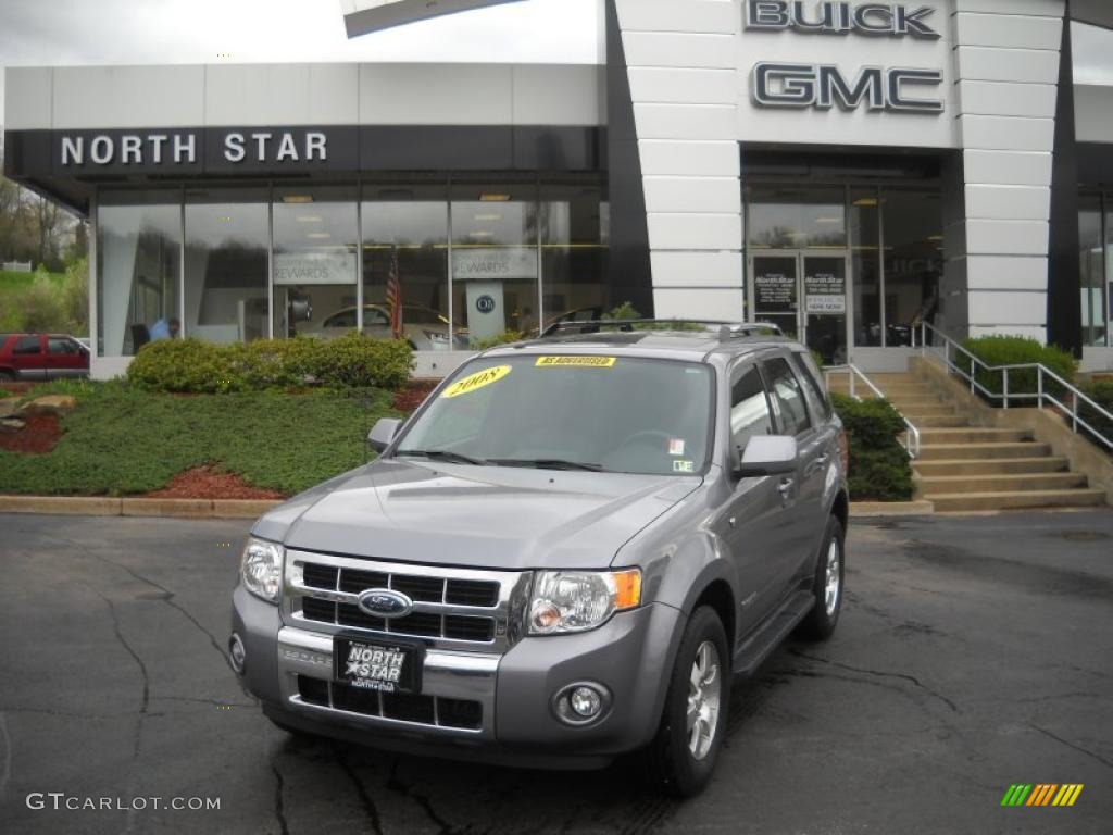 2008 Escape Limited - Tungsten Grey Metallic / Charcoal photo #1