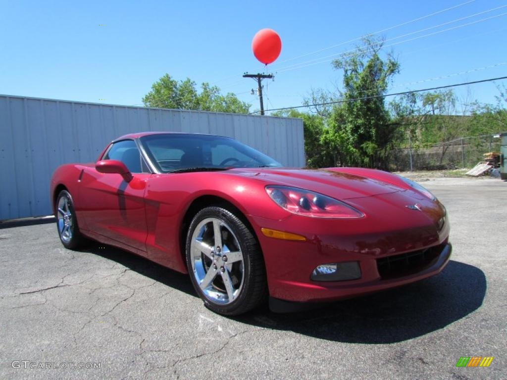 2005 Corvette Coupe - Magnetic Red Metallic / Ebony photo #1