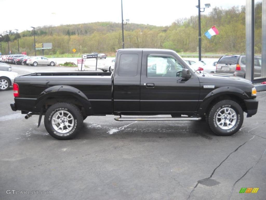 Black 2007 Ford Ranger Sport SuperCab 4x4 Exterior Photo #48591574