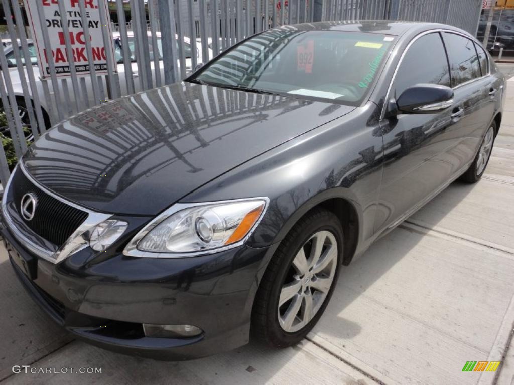 2008 GS 350 AWD - Smoky Granite Mica / Black photo #1